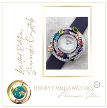 Load image into Gallery viewer, Limited Edition - Swarovski Crystal Customize Your Name on Dial
