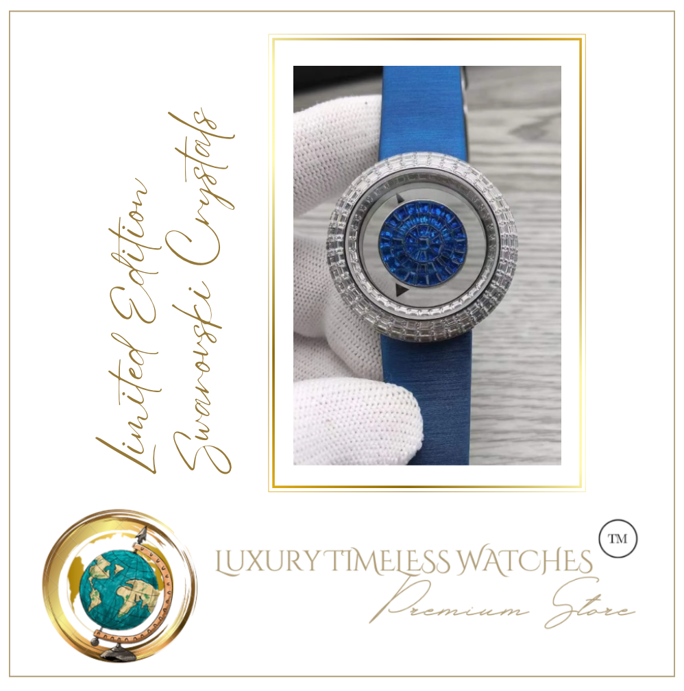 Limited Edition - Arna's Swarovski Diamond Mystery Blue Silver