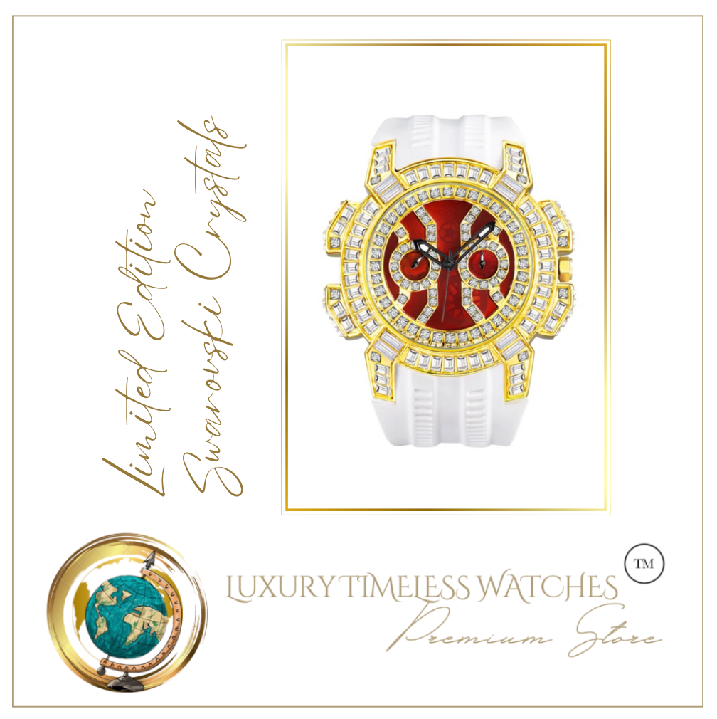 Limited Edition - Arna's Diamond Chronograph Baguette White Yellow Gold