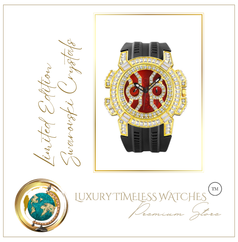 Limited Edition - Arna's Diamond Chronograph Baguette Black Gold