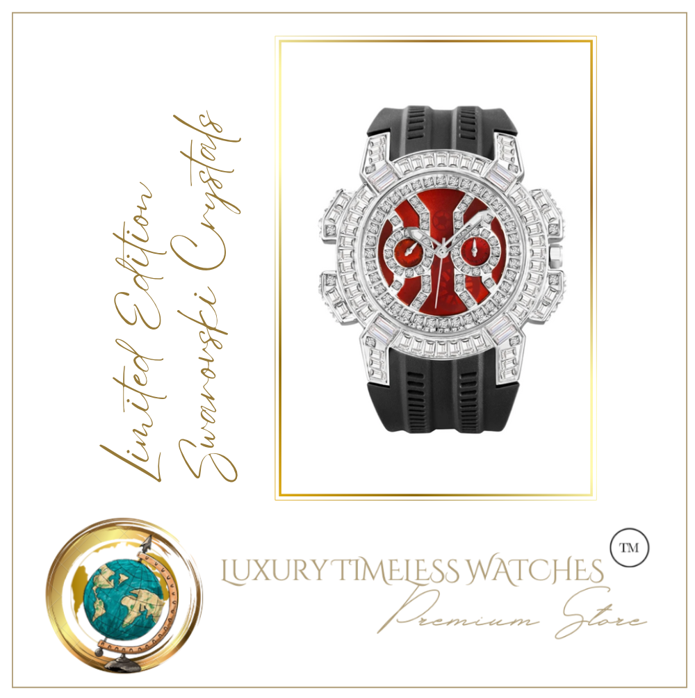 Limited Edition - Arna's Diamond Chronograph Baguette Black Silver