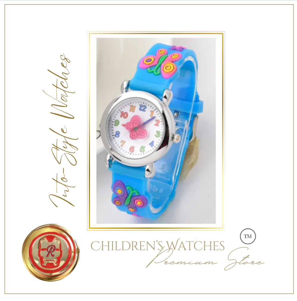 Character 3D Silicone Watch Butterfly