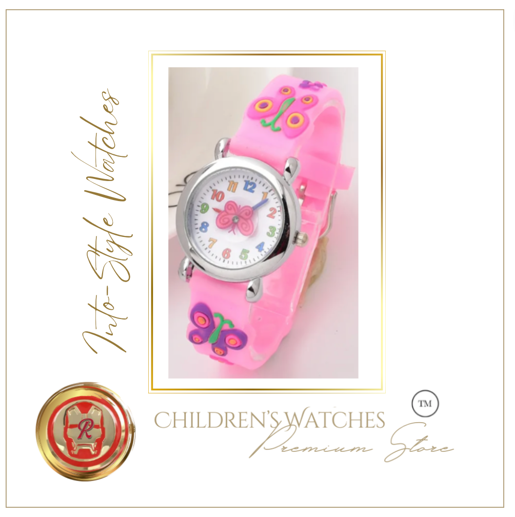 Character 3D Silicone Watch Butterfly