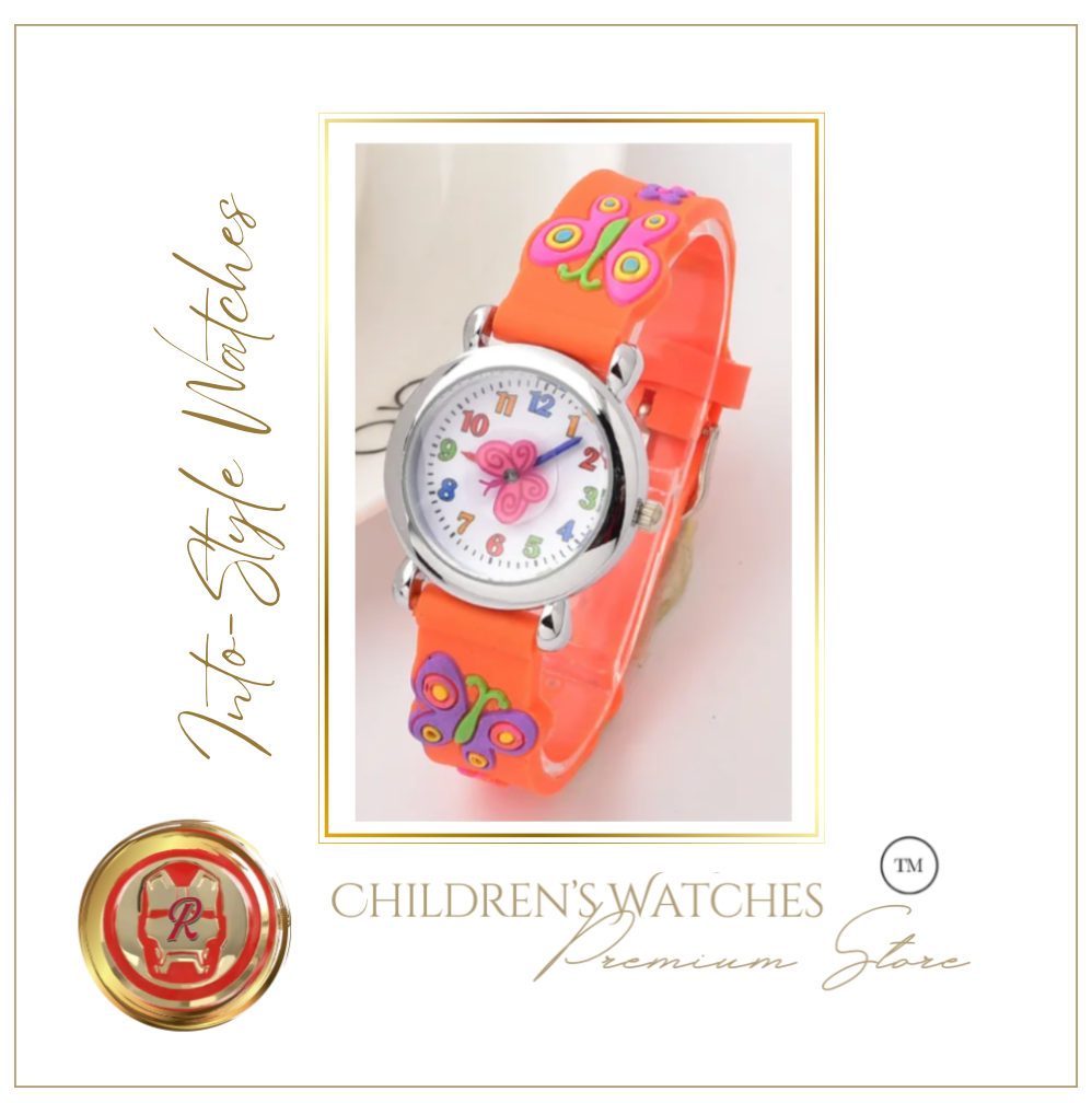 Character 3D Silicone Watch Butterfly