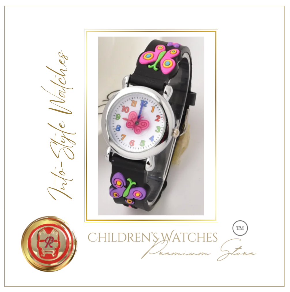 Character 3D Silicone Watch Butterfly