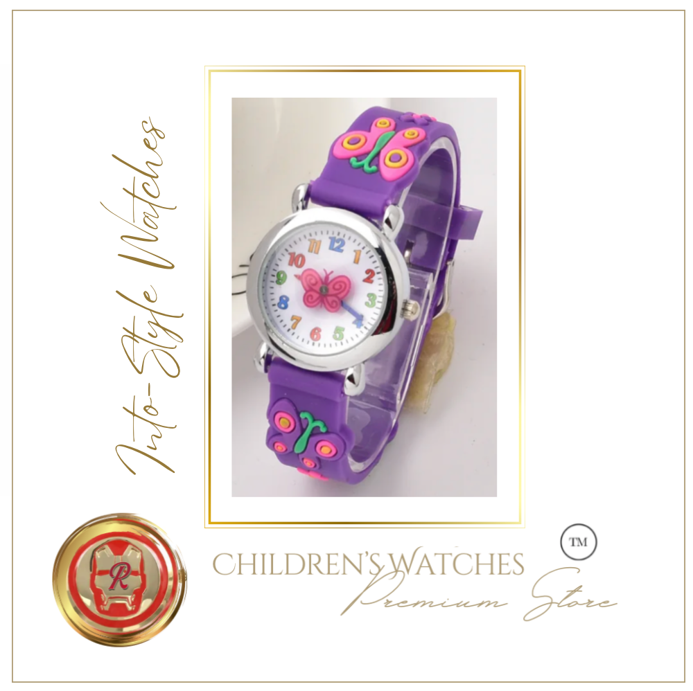 Character 3D Silicone Watch Butterfly
