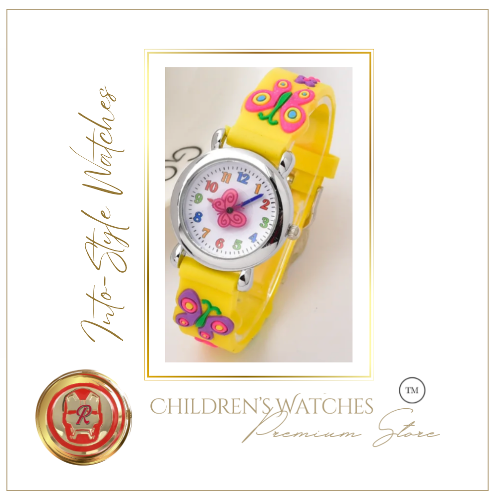 Character 3D Silicone Watch Butterfly