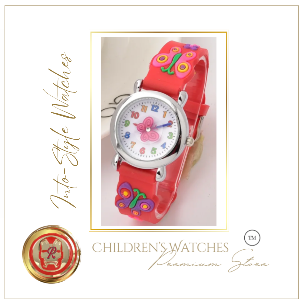 Character 3D Silicone Watch Butterfly