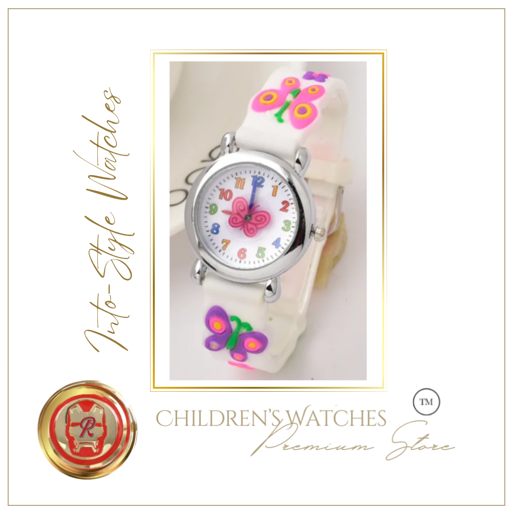 Character 3D Silicone Watch Butterfly