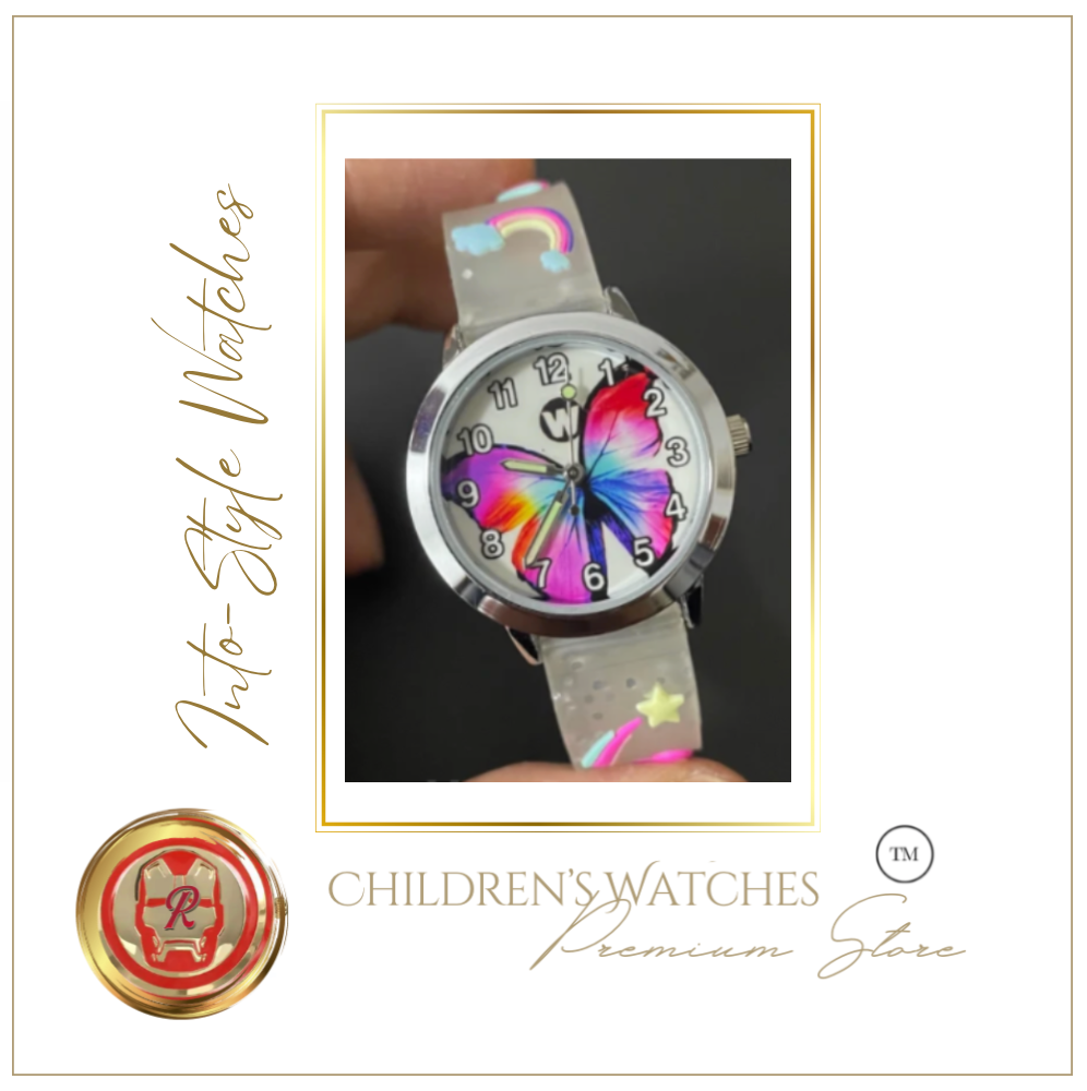Character 3D Silicone Watch Butterflies