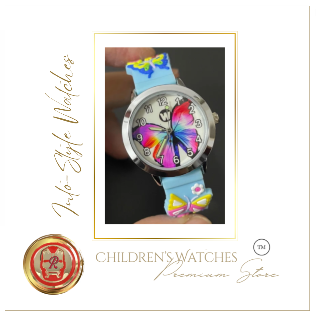 Character 3D Silicone Watch Butterflies