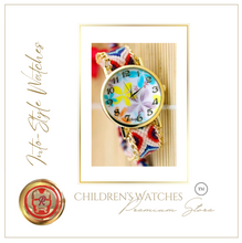 Load image into Gallery viewer, Limited Edition Rainbow Floral Platinum Designer Watch

