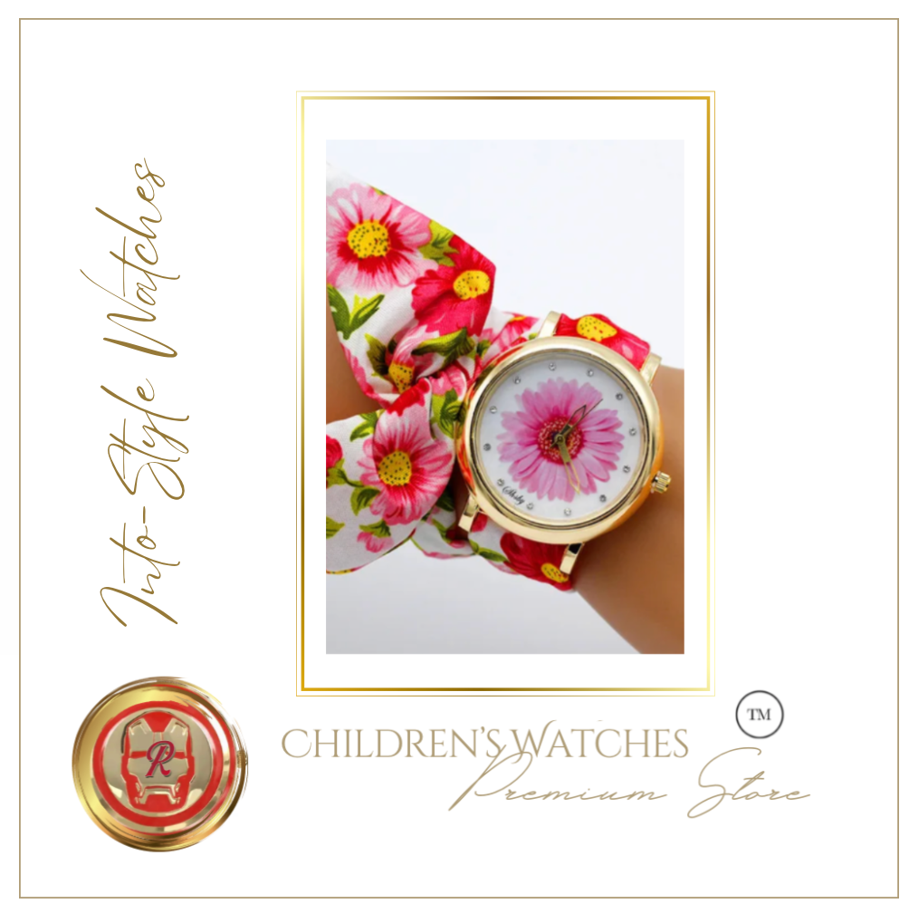 Limited Edition Platinum Designer Watch Summertime Floral