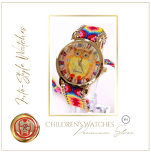 Load image into Gallery viewer, Limited Edition Rainbow Owl Platinum Designer Watch
