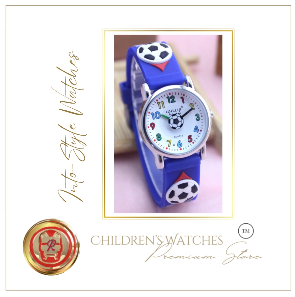 Character 3D Silicone Watch Soccer