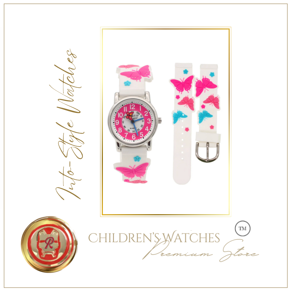 Character 3D Silicone Watch Butterfly