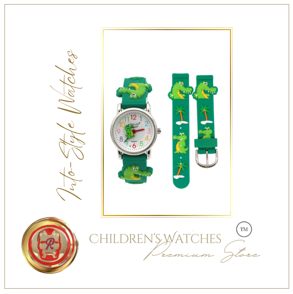 Character 3D Silicone Watch Alligator