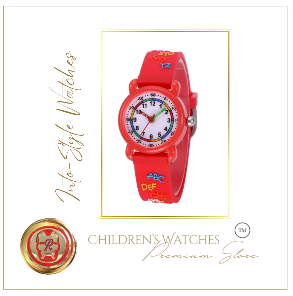 Character 3D Silicone Watch Alphabet