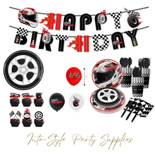 Load image into Gallery viewer, Racing Theme Birthday Party - 10 People Setting + Free Gifts
