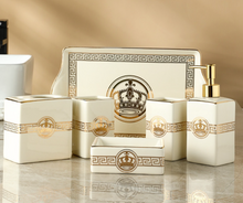 Load image into Gallery viewer, &quot;Celtic Crown&quot; Bathroom Set - 5 Piece
