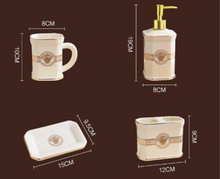 Load image into Gallery viewer, &quot;Celtic Crown&quot; Bathroom Set - 5 Piece
