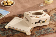 Load image into Gallery viewer, &quot;Scottishe&quot; Collection (Horses) - Tissue Box Deluxe
