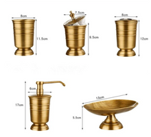 Load image into Gallery viewer, Crome Brass Bathroom Set x5 Piece      (Top Product)  High Quality
