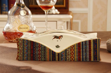 Load image into Gallery viewer, &quot;Scottishe&quot; Collection (Horses) - Tissue Box Deluxe
