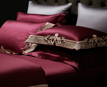 Load image into Gallery viewer, &quot;Arna Lisa&quot; Royal Collection - Luxury 600TC Egyptian Cotton Classic Exquisite Bedding Set - King 4 piece
