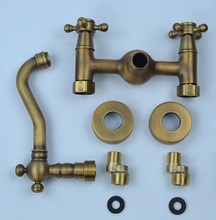 Load image into Gallery viewer, &quot;Arna&quot; Collection - Bathroom Basin Faucet Antique Brass Sink Mixer Crane Tap
