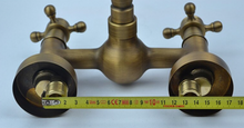 Load image into Gallery viewer, &quot;Arna&quot; Collection - Bathroom Basin Faucet Antique Brass Sink Mixer Crane Tap
