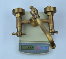 Load image into Gallery viewer, &quot;Arna&quot; Collection - Bathroom Basin Faucet Antique Brass Sink Mixer Crane Tap
