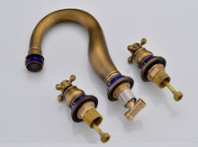 Load image into Gallery viewer, &quot;Arna&quot; Collection - Bathroom Basin Faucet Antique Brass Sink Mixer Tap
