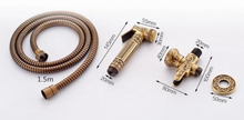 Load image into Gallery viewer, &quot;Arna&quot; Collection - Antique Brass Bidet Faucet Single Cold Bathroom Toilet Shower Blow-Fed spray gun nozzle
