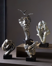 Load image into Gallery viewer, &quot;Marsha&quot; Modern Statues Creative Abstract Faces Art Living Rooms Antique Home Furnishings
