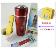 Load image into Gallery viewer, 400ml Alkaline Hydrogen Flasks Nano Energy Water Bottle with Filter
