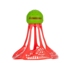 Load image into Gallery viewer, Badminton - Air Shuttle 3 Pieces Kawasaki Air Shuttle Badminton Plastic Nylon Ball for Training
