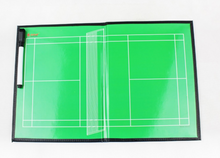 Load image into Gallery viewer, Foldable Badminton Magnetic Training Assistant  Tactical Board Badminton Game Tactics Board
