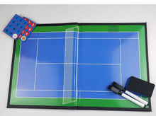 Load image into Gallery viewer, Foldable TENNIS  Magnetic Training Assistant Tactical Board Tennis Game Tactics Board

