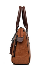 Load image into Gallery viewer, &quot;Legend Collection&quot; Women Handbags and Purse 4pcs Bag Set Female Shoulder Crossbody Bag Solid Color Soft Bag Wallet Handbag Cat Tassels Bags (SPECIAL)
