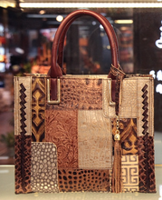 Load image into Gallery viewer, &quot;Arna Lisa&quot; Collection - Legend Genuine Leather Luxury Handbags Women Designer Hand Bag Female Retro Patchwork Totes Crocodile Shoulder/Crossbody Bags
