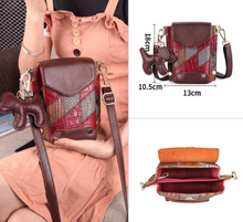Load image into Gallery viewer, &quot;Arna Lisa&quot; Collection - Legend Small Genuine Leather Women Crossbody Shoulder Bag Purse Vintage Bucket Design
