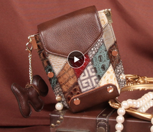 Load image into Gallery viewer, &quot;Arna Lisa&quot; Collection - Legend Small Genuine Leather Women Crossbody Shoulder Bag Purse Vintage Bucket Design
