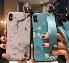 Load image into Gallery viewer, Luxury iPhone Case Set -  Iphone 11 12 pro max SE 2020 7 8 plus 6 6s plus X Xs max XR Soft Strap Phone Holder Case
