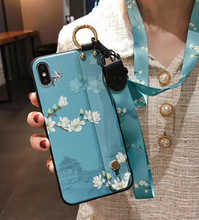 Load image into Gallery viewer, Luxury iPhone Case Set -  Iphone 11 12 pro max SE 2020 7 8 plus 6 6s plus X Xs max XR Soft Strap Phone Holder Case
