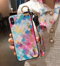 Load image into Gallery viewer, Luxury iPhone Case Set -  Iphone 11 12 pro max SE 2020 7 8 plus 6 6s plus X Xs max XR Soft Strap Phone Holder Case
