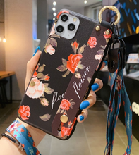 Load image into Gallery viewer, Luxury iPhone Case Set -  Iphone 11 12 pro max SE 2020 7 8 plus 6 6s plus X Xs max XR Soft Strap Phone Holder Case

