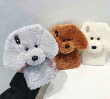 Load image into Gallery viewer, Dog Phone Case -  iPhone -3D Teddy Dog Ears Plush Hair Case For iPhone 12 Pro Max SE 2020 11 Pro XR X 10 6 6s 7 8 Plus XR XS Max
