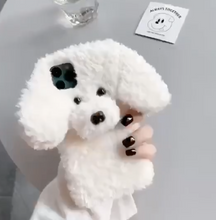 Load image into Gallery viewer, Dog Phone Case -  iPhone -3D Teddy Dog Ears Plush Hair Case For iPhone 12 Pro Max SE 2020 11 Pro XR X 10 6 6s 7 8 Plus XR XS Max
