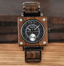 Load image into Gallery viewer, BOBO BIRD Men Watch Luxury Wooden Watches Waterproof Great Gift
